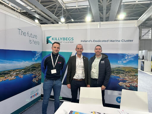 The Killybegs Marine Cluster, with MMG Ocean and KER Group Exhibited at Wind Energy Ireland Trade Fair 2023